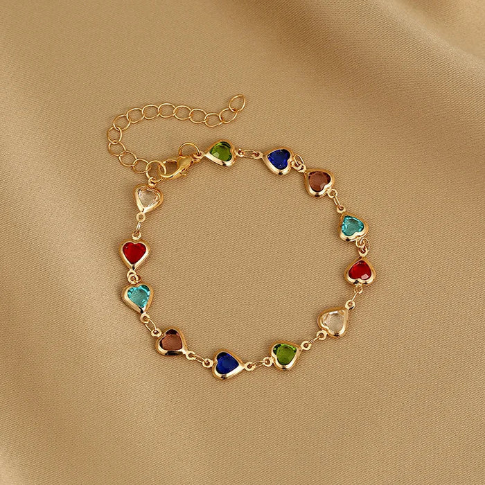 Elegante Armkette/ Armband mit Steinen und Perlen, verschiedene Modelle