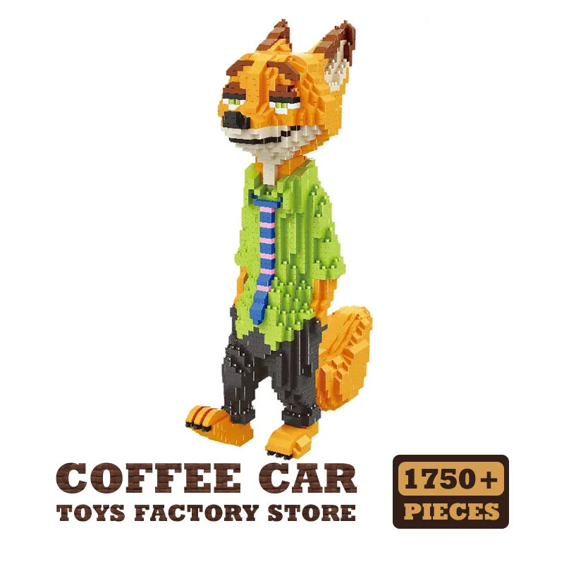 Zootopia Bausteine – Judy & Nick Mikro-Modelle zum Zusammenbauen