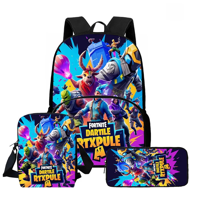 Fortnite-Rucksackset für Kinder – 3-teilig