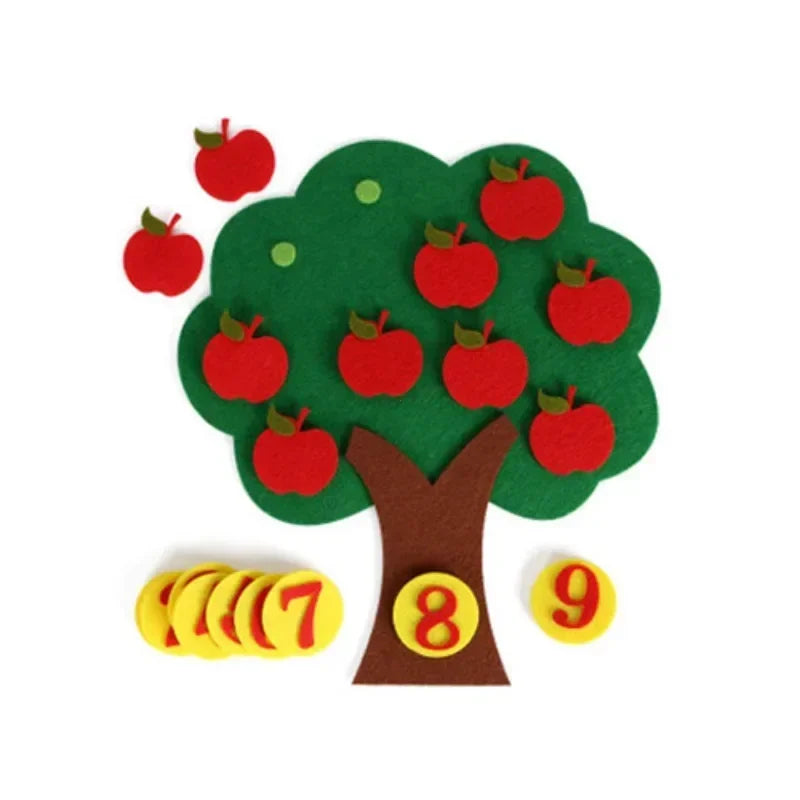 Filz-Aktivitätsbuch für Kinder – Montessori-inspiriert