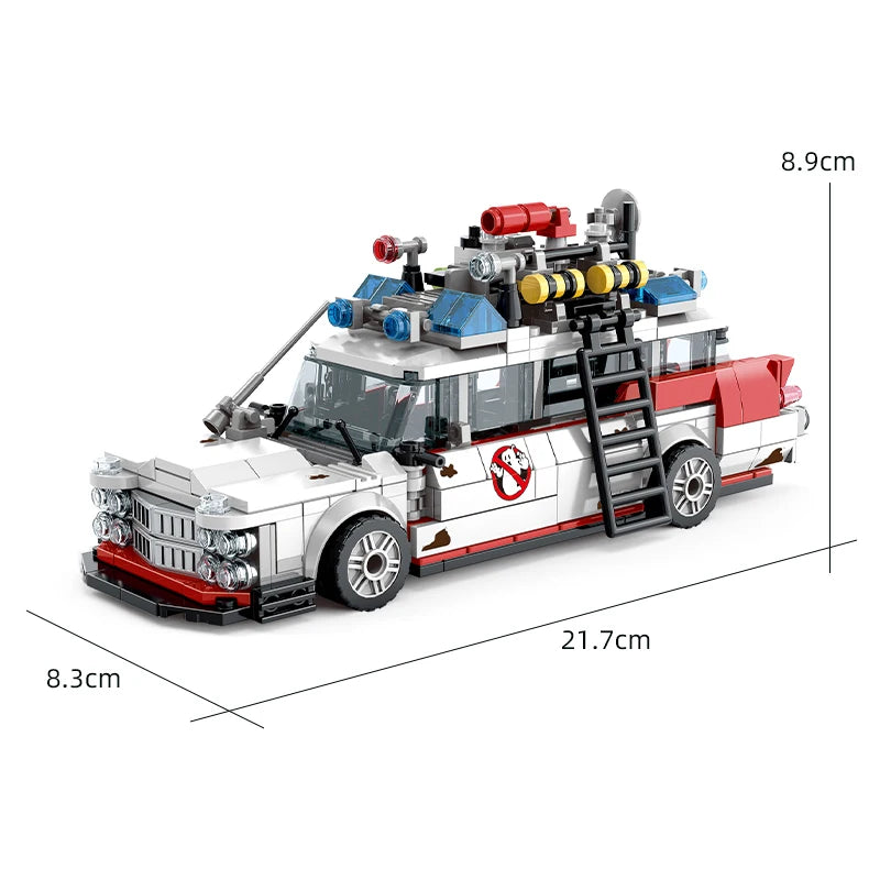 Mini Ghost Rennwagen Bausteine, 562 Teile – MOC Bausatz zum Selberbauen