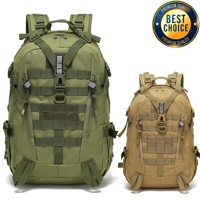 Taktischer Assault-Rucksack – MOLLE, Reflektierend & Camouflage