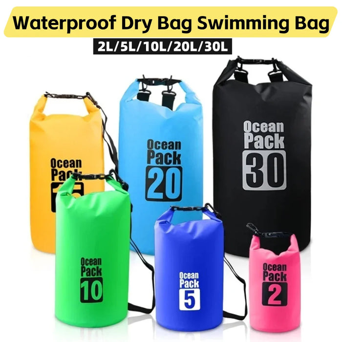 Wasserdichter Packsack 2L – PVC Dry Bag für Rafting & Outdoor