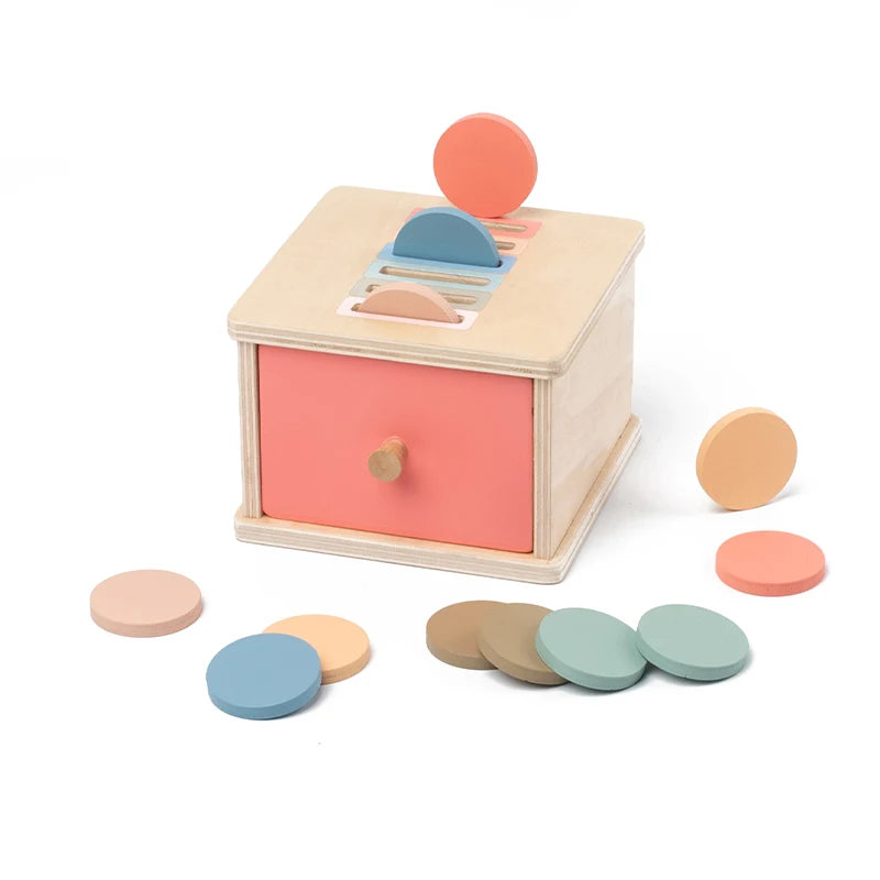 Holz-Sortierbox für Kinder – Montessori-inspiriert