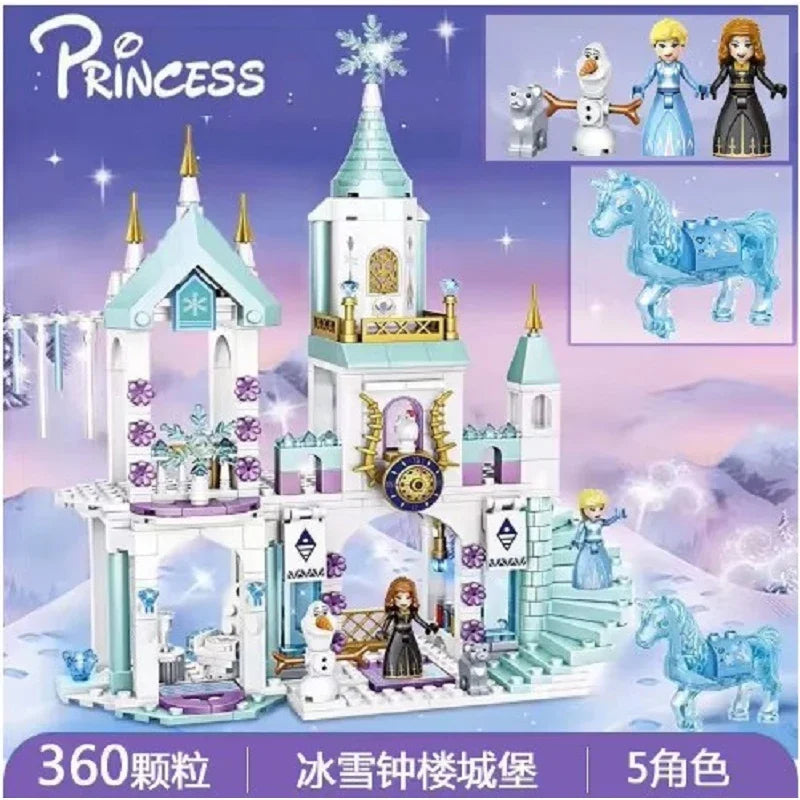 Disney Frozen Bausteine – Schneeschloss, 360 Teile, zum Zusammenbauen