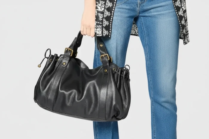 Shopper-Tasche – Lederoptik, angenehm zu tragen