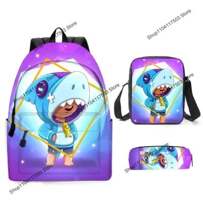 Brawl Stars Rucksack-Set & Federmäppchen – verschiedene Motive