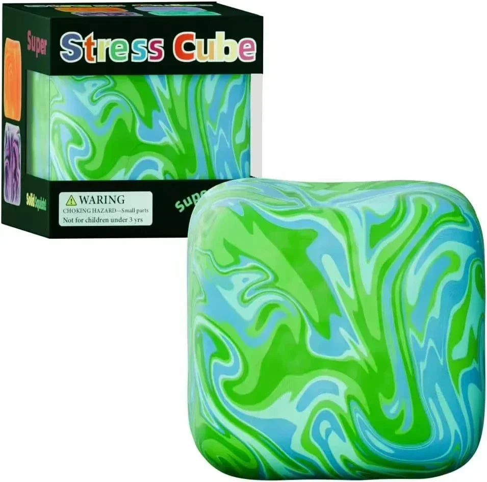 Eiswürfel Squishy Toy - Transparenter Nice Cube Anti-Stress Fidget