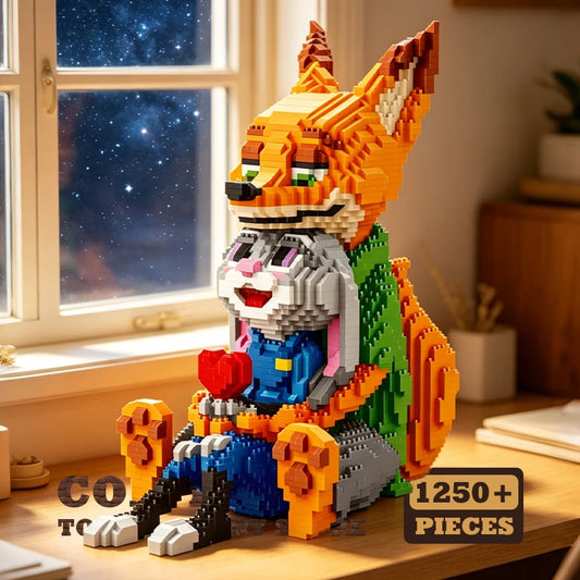 Zootopia Bausteine – Judy & Nick Mikro-Modelle zum Zusammenbauen