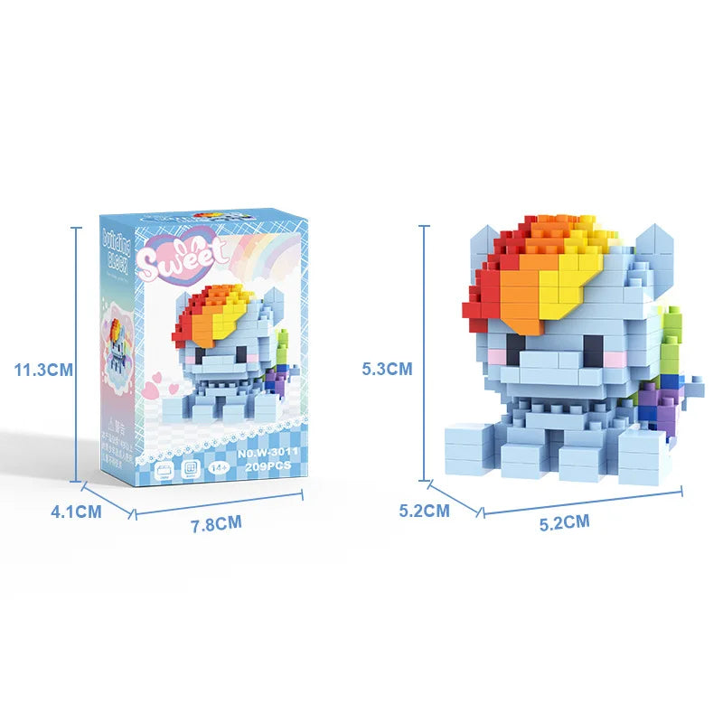 My Little Pony Bausteine – Equestria Girls Figuren zum Zusammenbauen