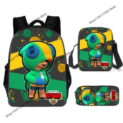 Brawl Stars Rucksack-Set & Federmäppchen – verschiedene Motive
