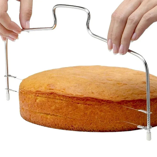 1/2Pcs Adjustable Height Line Cake Cut Slicer Adjustable Stainless Steel Cake Decorating Mold DIY Bakeware Kitchen Cooking