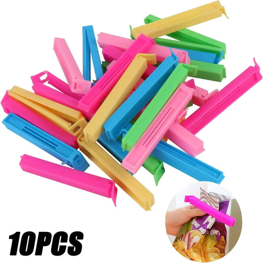 Verschlussclip 5er-Set, tragbar aus Kunststoff