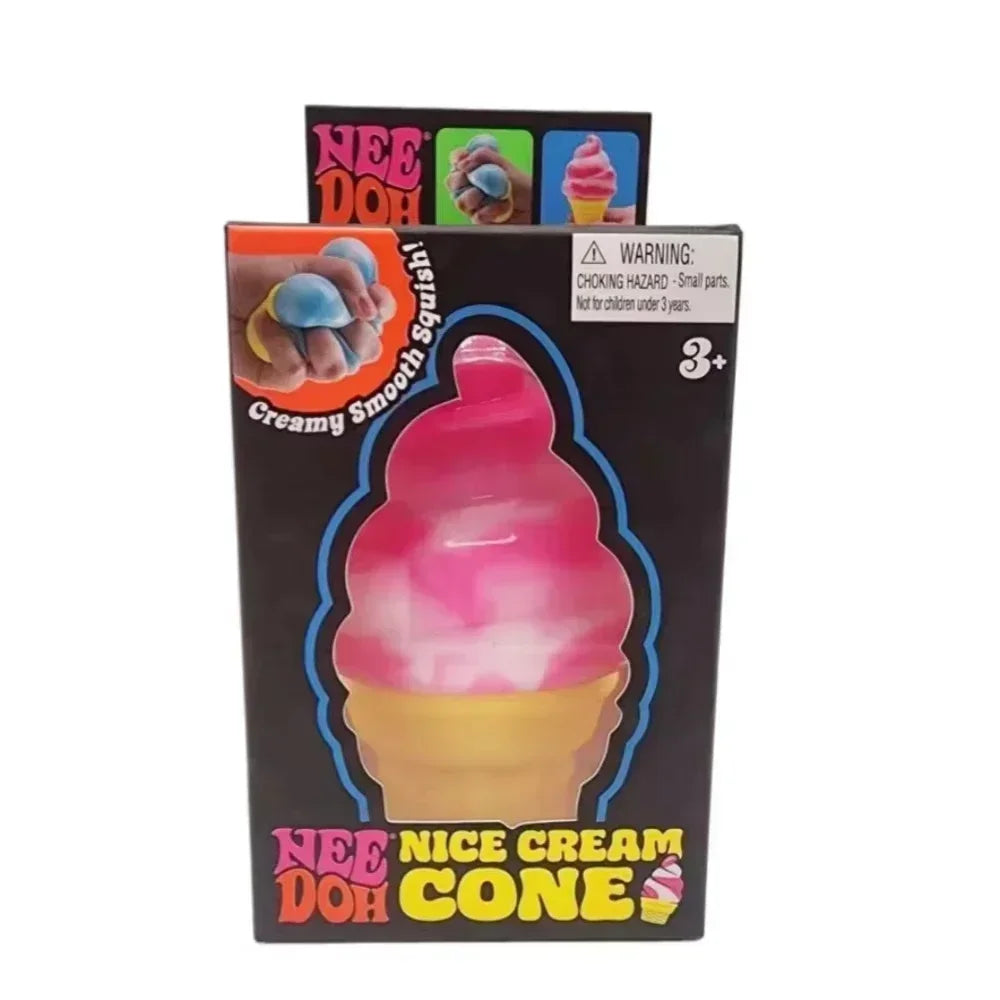 Eiswürfel Squishy Toy - Transparenter Nice Cube Anti-Stress Fidget