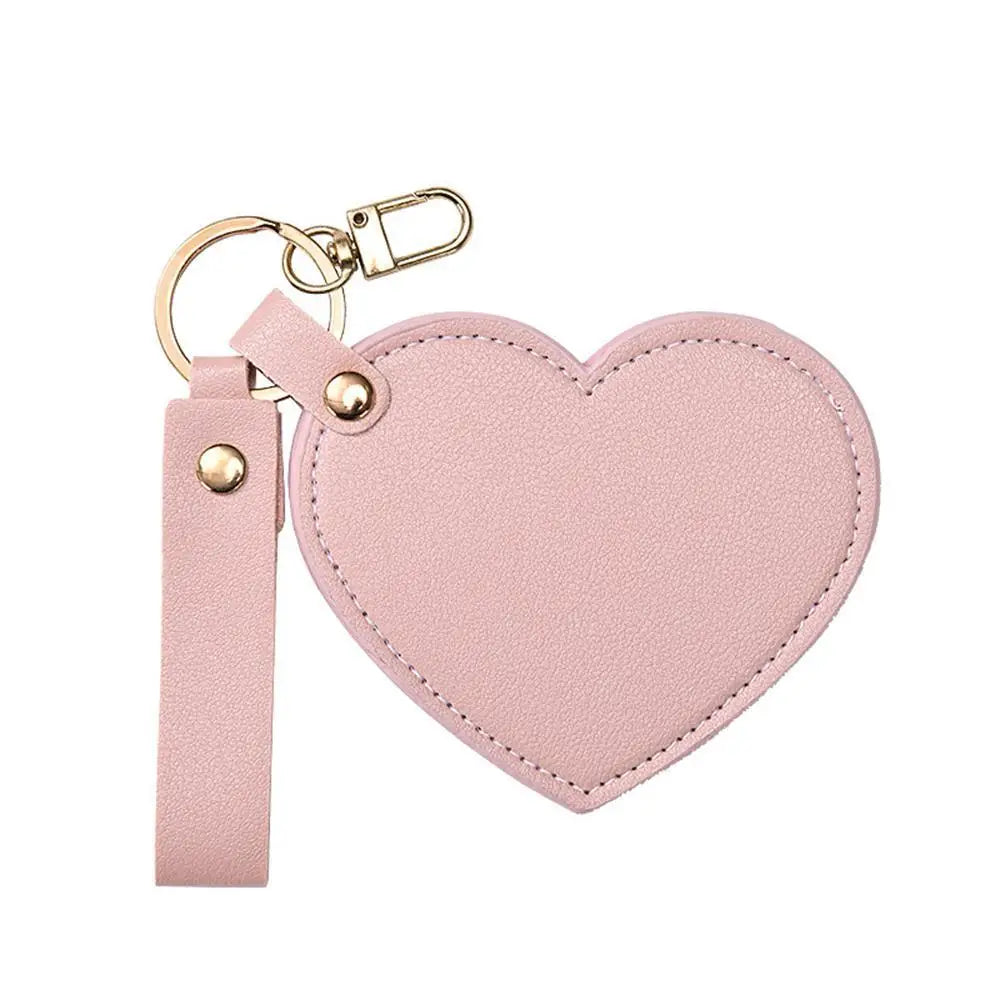 Stilvoller Anhänger, kleiner Spiegel, Rosa