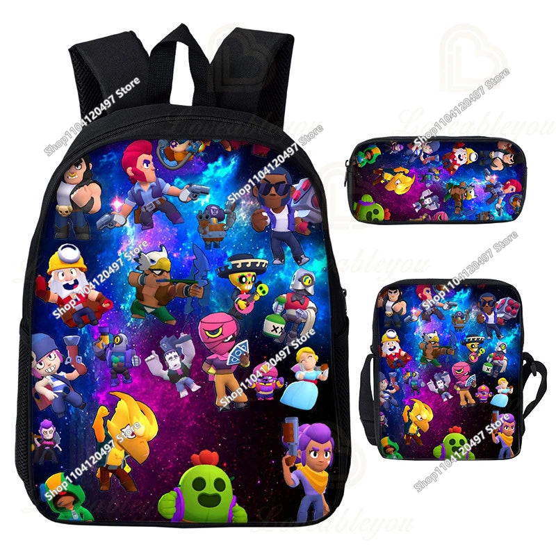 Brawl Stars Rucksack-Set & Federmäppchen – verschiedene Motive