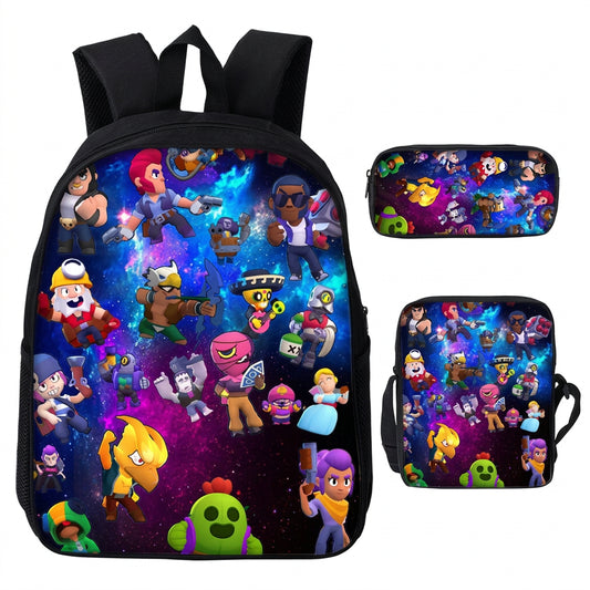 Brawl Stars Rucksack-Set & Federmäppchen – verschiedene Motive