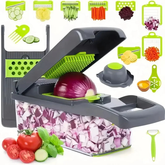 Gemüsezerkleinerer 16-in-1, mehrfunktional
