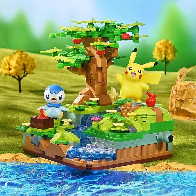 Pokemon Bausteine – Pikachu & Bisasam Modelle zum Zusammenbauen