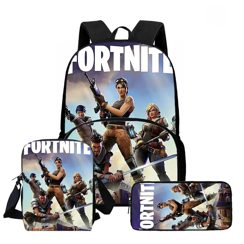 Fortnite-Rucksackset für Kinder – 3-teilig