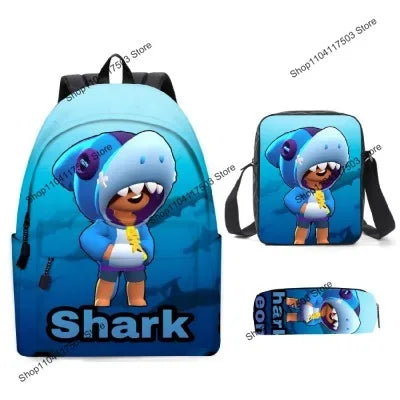 Brawl Stars Rucksack-Set & Federmäppchen – verschiedene Motive