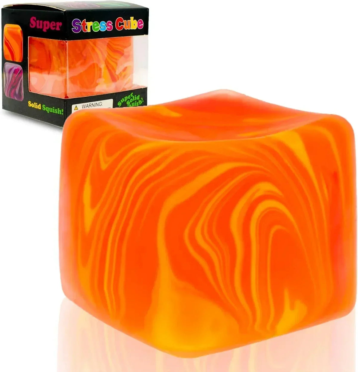 Eiswürfel Squishy Toy - Transparenter Nice Cube Anti-Stress Fidget