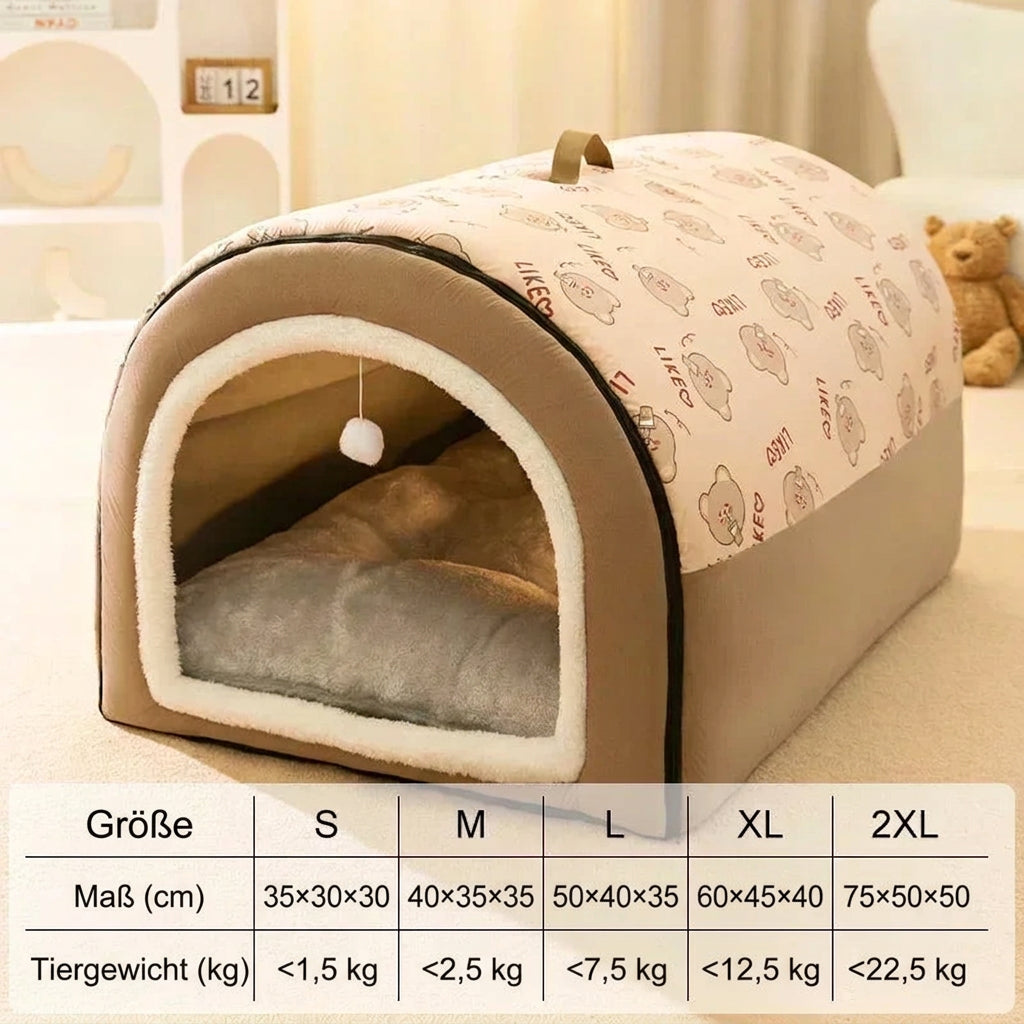 Waschbare Haustierhöhle für Hunde & Katzen