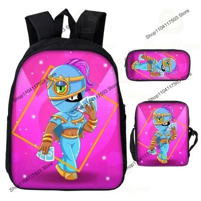 Brawl Stars Rucksack-Set & Federmäppchen – verschiedene Motive