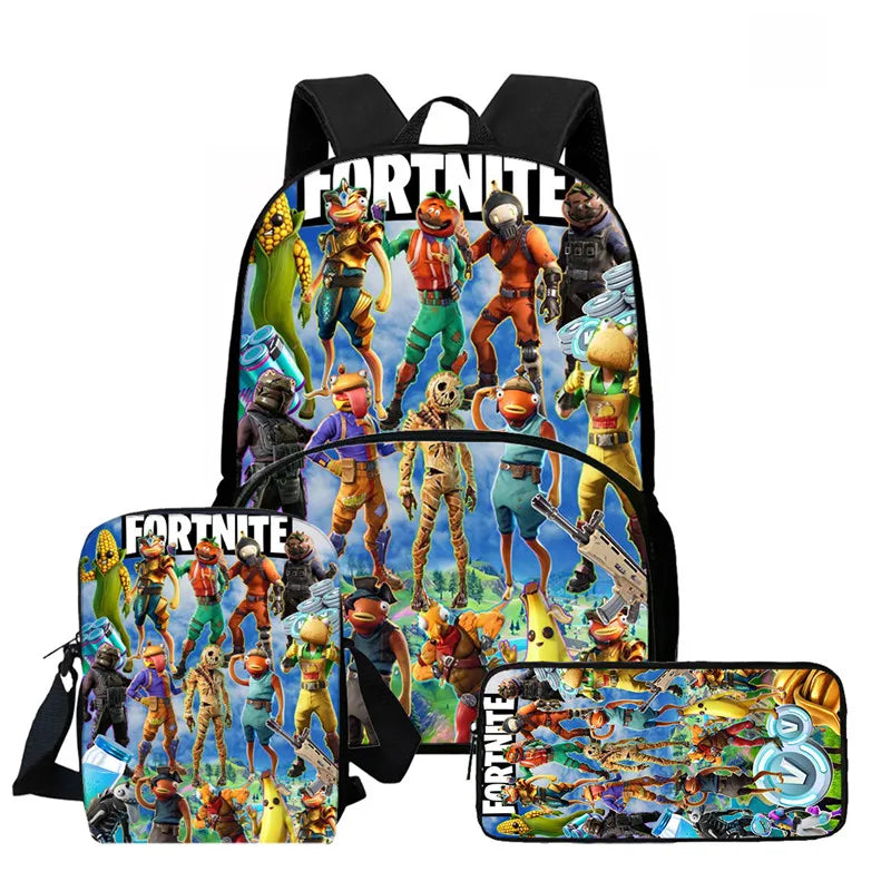 Fortnite-Rucksackset für Kinder – 3-teilig