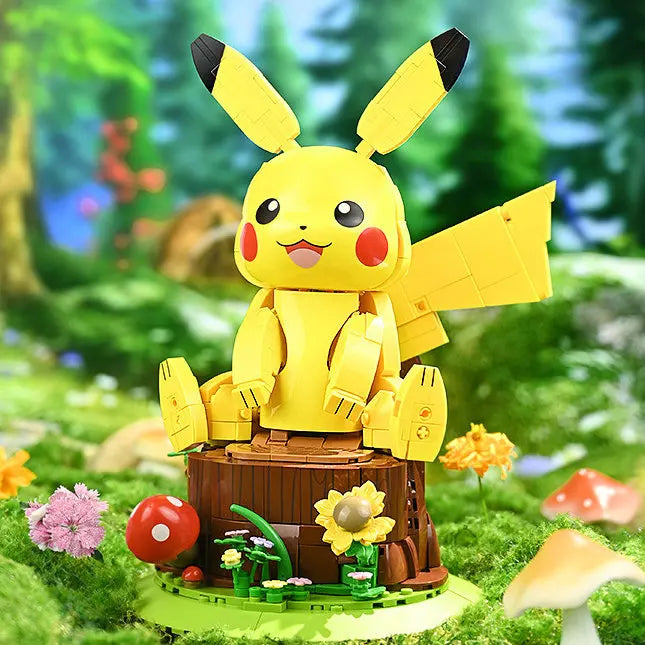 Pokemon Bausteine – Pikachu & Bisasam Modelle zum Zusammenbauen