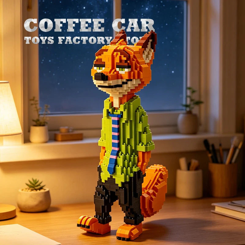 Zootopia Bausteine – Judy & Nick Mikro-Modelle zum Zusammenbauen