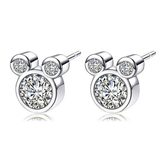 Ohrstecker 925 Silber mit Zirkonia, Ansicht 2