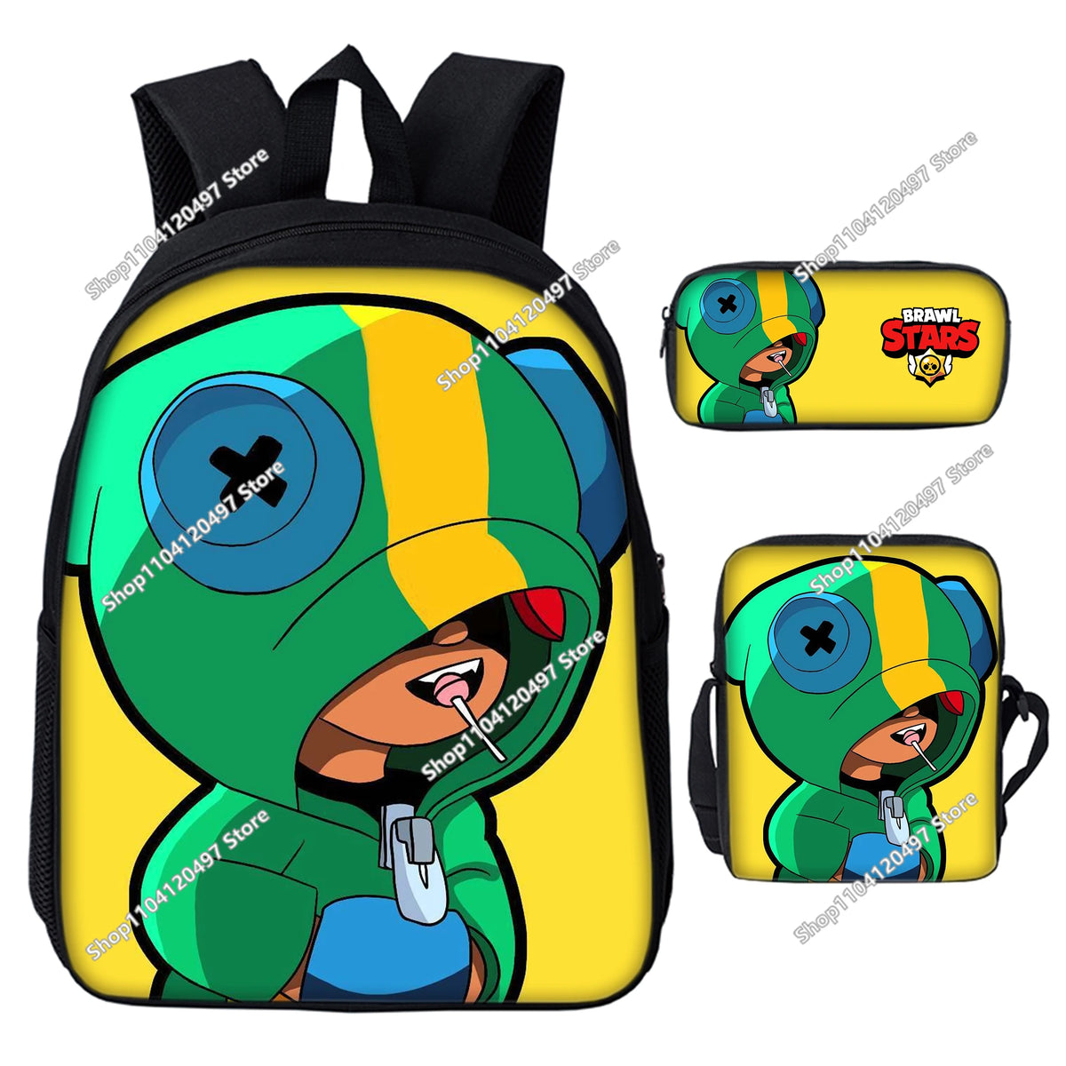Brawl Stars Rucksack-Set & Federmäppchen – verschiedene Motive