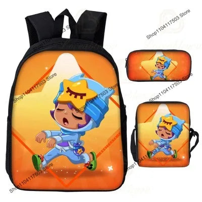 Brawl Stars Rucksack-Set & Federmäppchen – verschiedene Motive