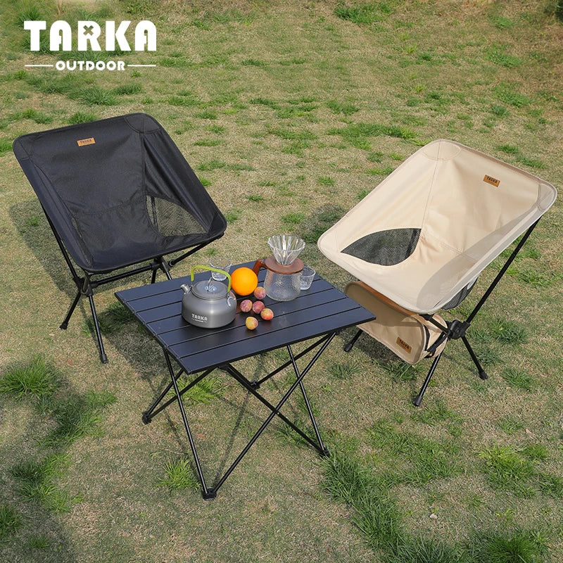 TARKA Faltbarer Campingstuhl für Garten und unterwegs
