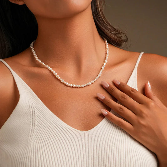 Perlenkette 925 Sterling Silber Längen