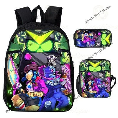 Brawl Stars Rucksack-Set & Federmäppchen – verschiedene Motive