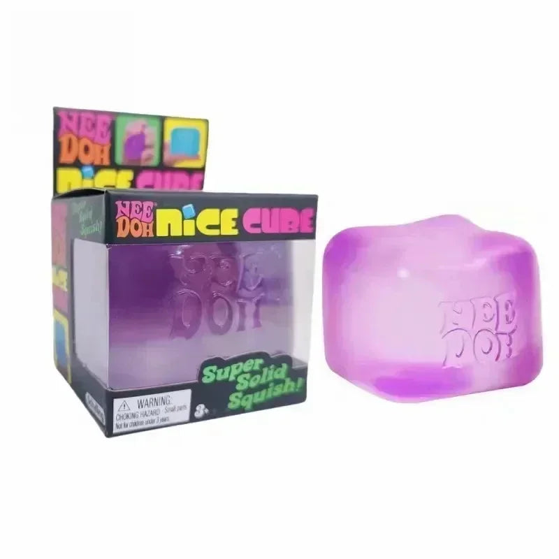 Eiswürfel Squishy Toy - Transparenter Nice Cube Anti-Stress Fidget