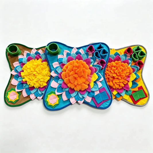 Pet Sniffing Training Mat Dogs Cats Educational Stress Relief Bite
