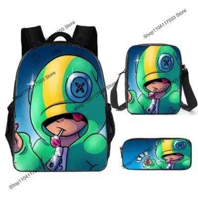 Brawl Stars Rucksack-Set & Federmäppchen – verschiedene Motive