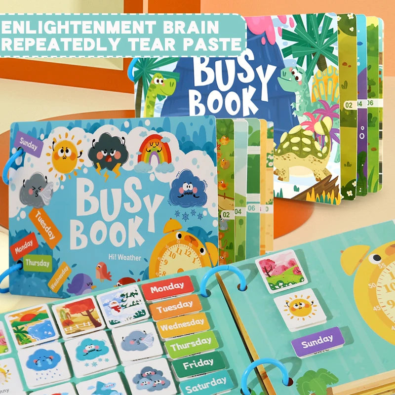 Wiederverwendbares Aktivitätsbuch für Kinder – Zuordnungsspiele