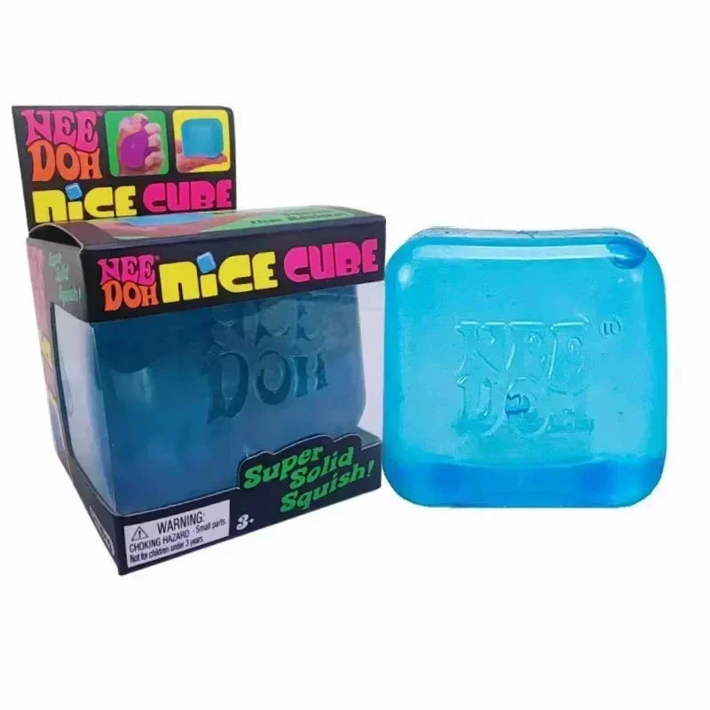 Eiswürfel Squishy Toy - Transparenter Nice Cube Anti-Stress Fidget