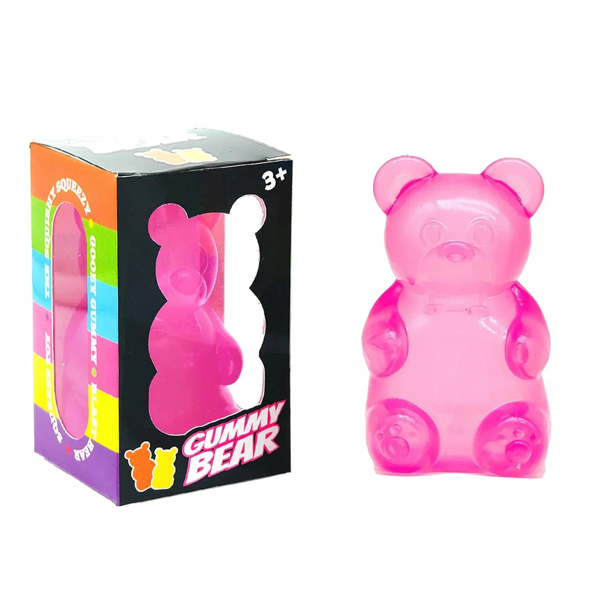 Eiswürfel Squishy Toy - Transparenter Nice Cube Anti-Stress Fidget