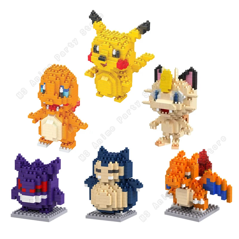 Pokemon Bausteine-Set – Pikachu, Gengar & Charizard zum Zusammenbauen