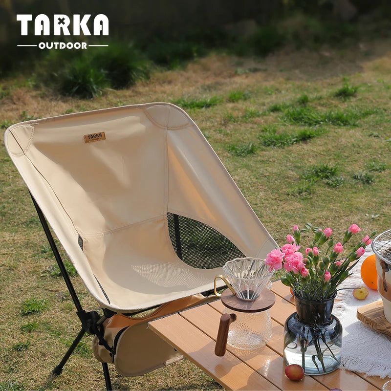 TARKA Faltbarer Campingstuhl für Garten und unterwegs