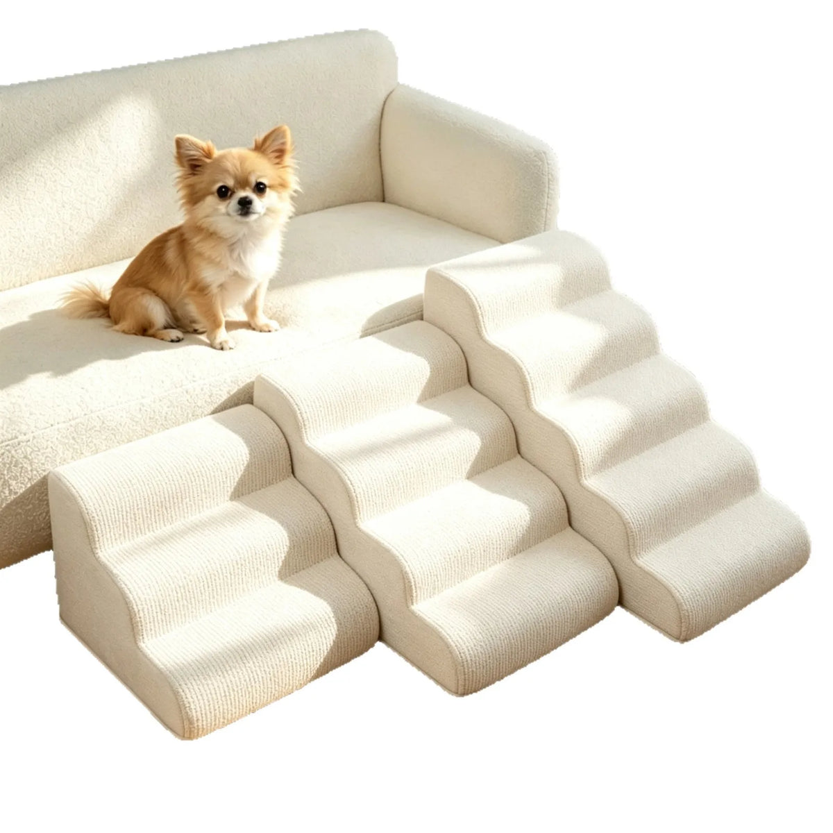 Hundetreppe für Sofa & Bett mit waschbarem Bezug