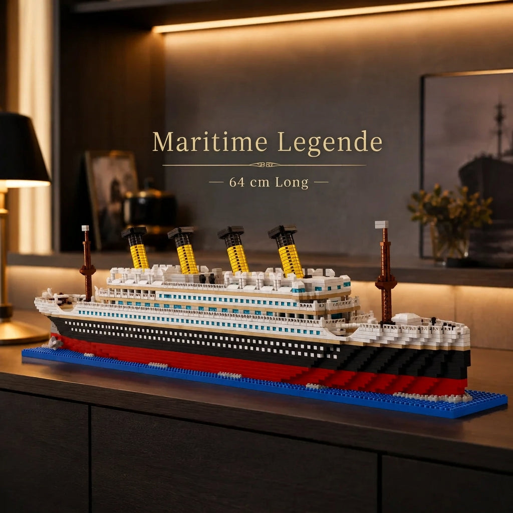 Titanic Bausteine – Kreuzfahrtschiff-Modell, 4404 Teile, für Erwachsene