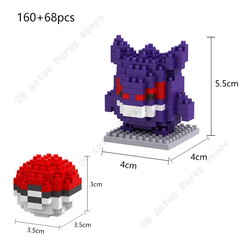 Pokemon Bausteine-Set – Pikachu, Gengar & Charizard zum Zusammenbauen