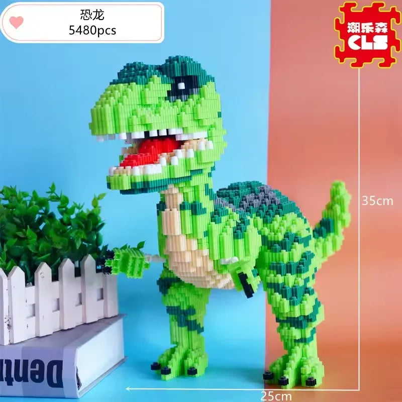 Disney Bausteine – Dinosaurier Mikro-Set, anspruchsvoll zum Zusammenbauen