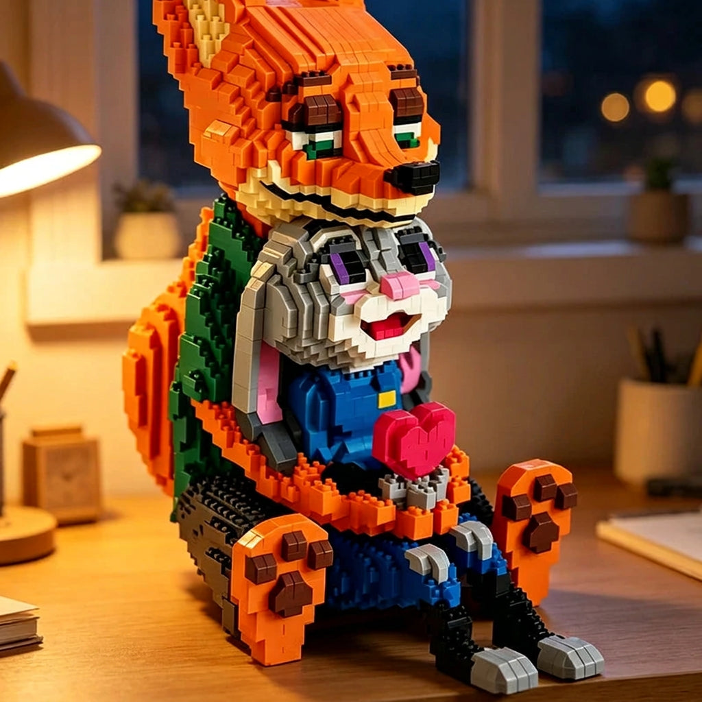 Zootopia Bausteine – Judy & Nick Mikro-Modelle zum Zusammenbauen